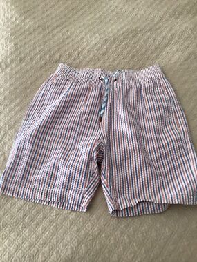 Jcrew Crewcuts boys swim 14 seer sucker trunk